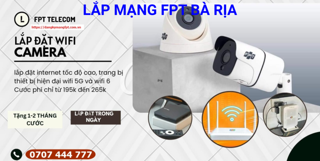 lắp mạng fpt bà rịa